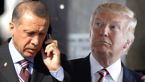 Erdoğan ile Trump Telefonda Görüştü