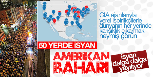 ABD'de İsyan Çıktı  Amerika Baharı !