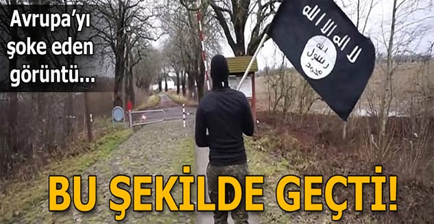 IŞİD’li Kılığında Danimarka’dan Almanya’ya Geçti!