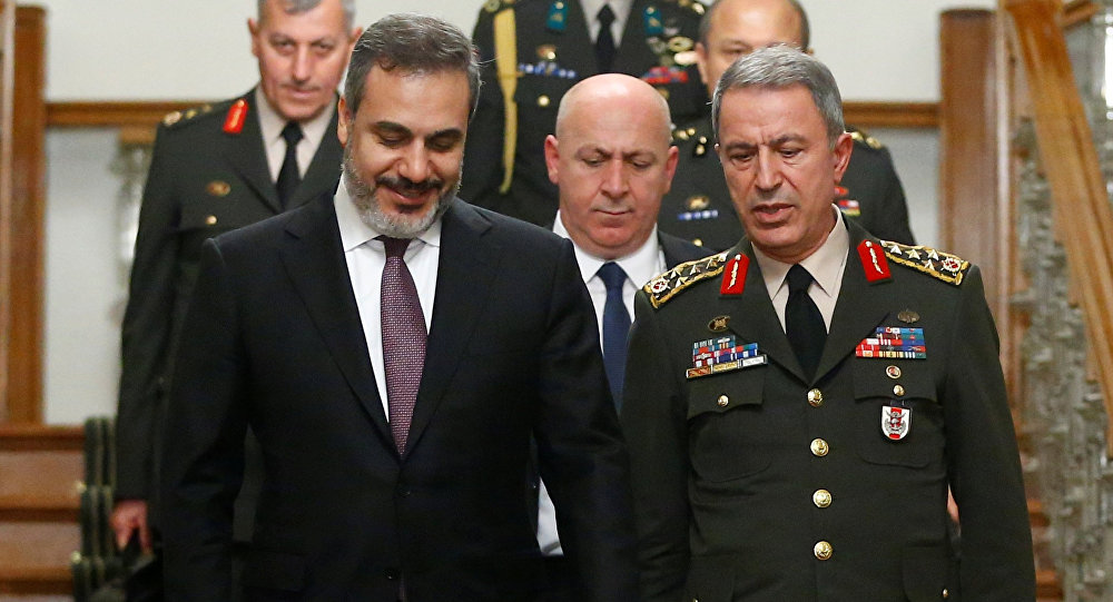 Hakan Fidan, Hulusi Akar ve İbrahim Kalın'dan ABD Ziyareti