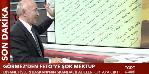 Mehmet Görmez 2013'de F. Gülen'e Mektup Gönderdi İddiası