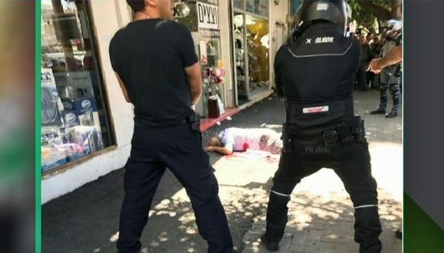 Bugün Gerçekleşen Eylemde Bir Siyonist Polis Yaralandı