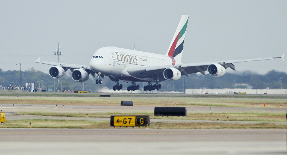 Emirates Havayollarına  Yasak