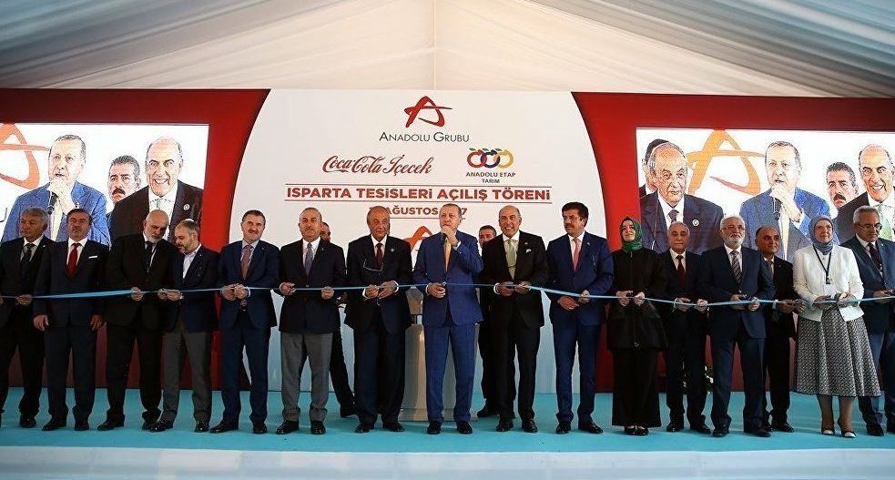 Erdoğan Coca Cola Fabrikasının  Açılışını Yaptı