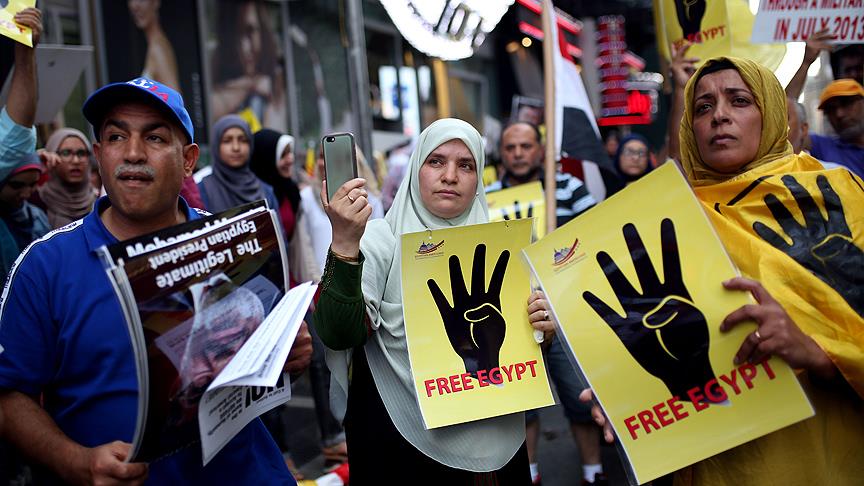 New York'ta Rabia Katliamı Şehidleri Anıldı