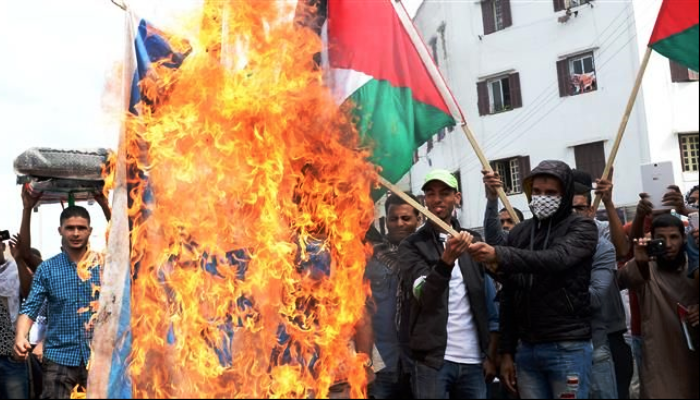 Fas’ta Siyonist İsrail Karşıtı Gösteri Düzenlendi