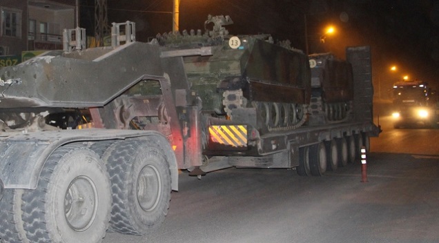 Sınır Birliklerine Tank Sevkiyatı Yapıldı