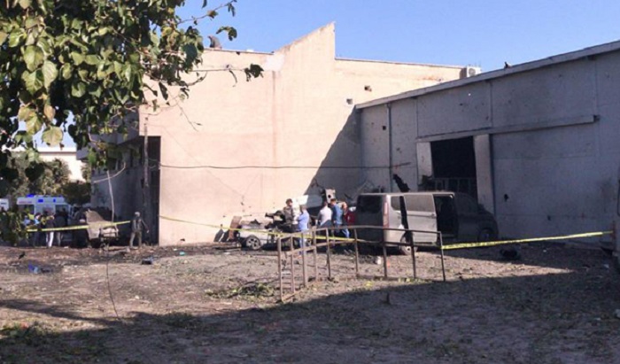 Bursa'da Boya Fabrikasında Patlama