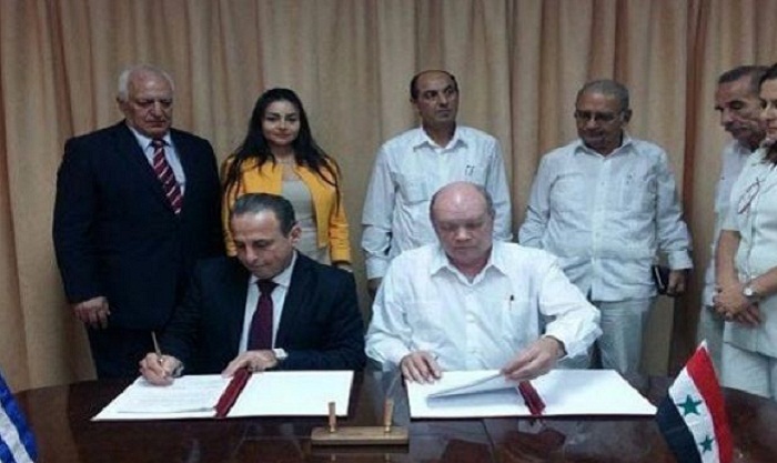 Suriye ve Küba Arasında işbirliği Anlaşması