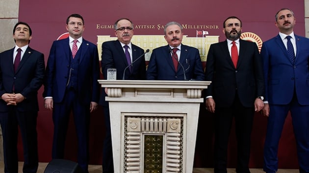 'Cumhur ittifakı' Yasa Teklifi Meclis Başkanlığı'na Sunuldu