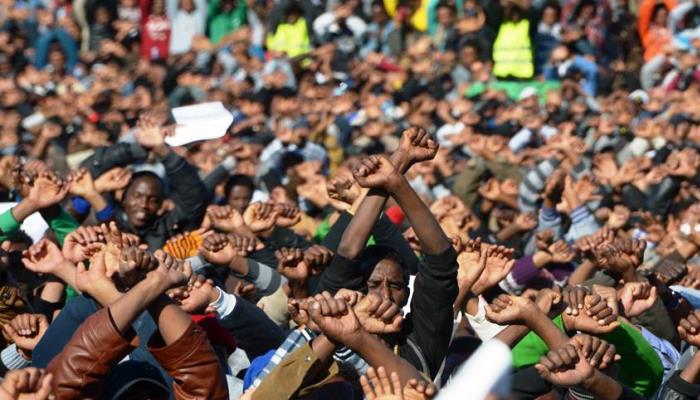 Afrikalı Göçmenler Siyonistlere Direniyor