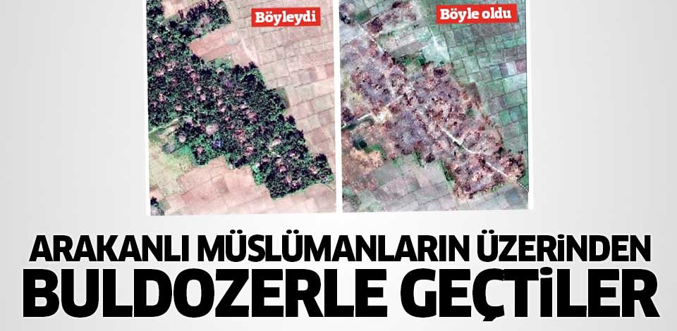 Arakanlı Müslümanların Üzerinden Buldozerle Geçildi!