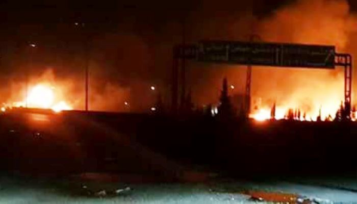 Siyonist İsrail'den Suriye'ye saldırı