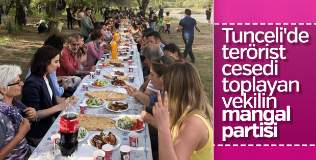 HDP'liler  Mangal Partisi Yaptı