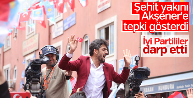 İYİ Partililer Vatandaşa Saldırdı (VİDEO)