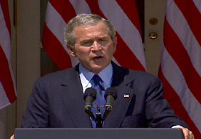 Katil Bush ağzındaki baklayı çıkardı!