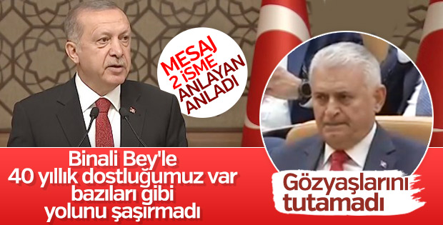 Başkan Erdoğan'dan  Üstü Kapalı Mesaj