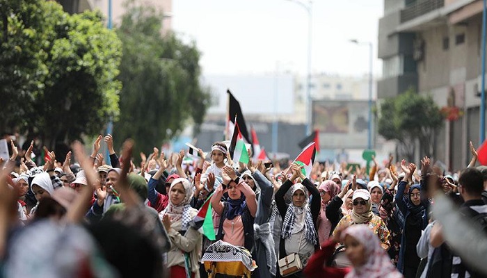 Fas Halkından Kudüs Yürüyüşü