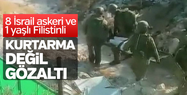 Yaşlı Adamı Sedyeyle Gözaltına Aldılar (Video)