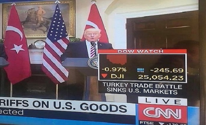CNN: Türkiye ABD Borsasını Batırdı