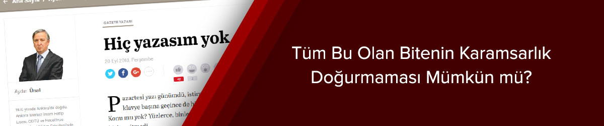 "Hiç Yazasım Yok…"