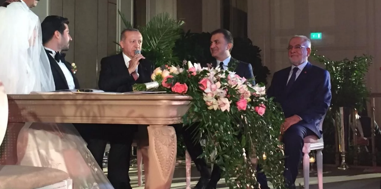 Erdoğan ve Karamollaoğlu, Nikah Şahidi Oldu
