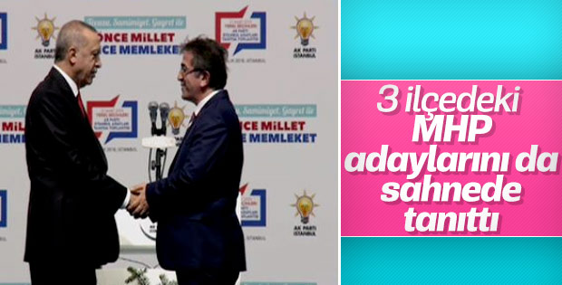 Erdoğan, MHP'nin İstanbul'daki 3 ilçe Adayını Açıkladı