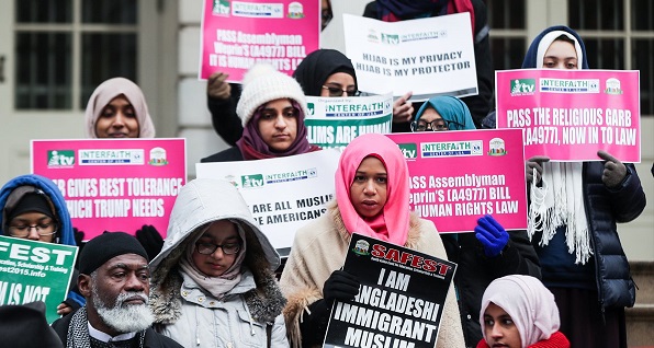 ABD'de Dünya Başörtüsü Günü Eylemi