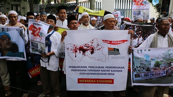 Endonezya'da Hindistan Protestosu