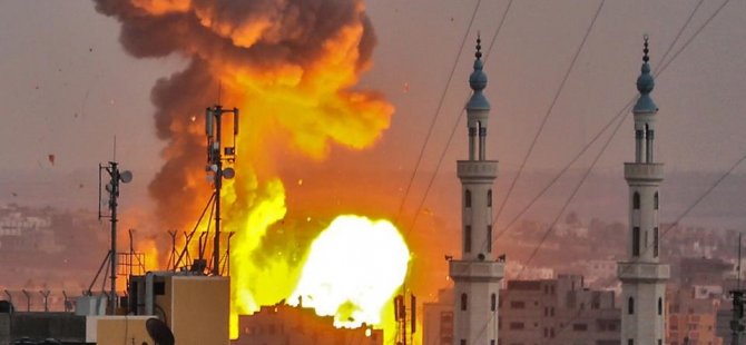 İşgalci, Gazze'yi Vurdu