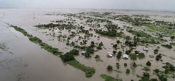 Mozambik'te Kasırga ve Sel