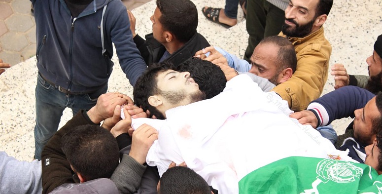 Gazze'de Gece Eylemlerinde Bir Genç Şehid Oldu