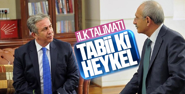 Mansur Yavaş'a Heykel Talimatı