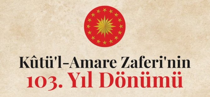 Erdoğan'dan Kut'ül Amare Mesajı