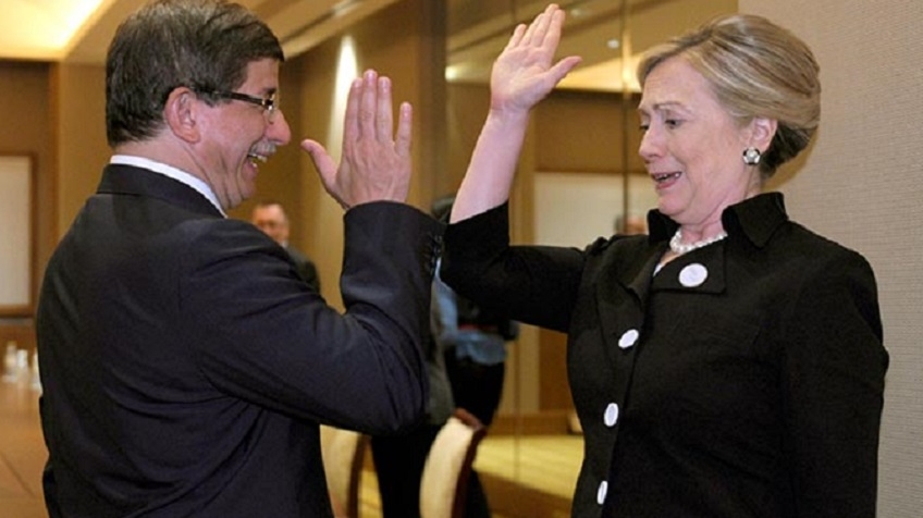 Davutoğlu’nun Clinton ile yaptığı ‘çak’ tır