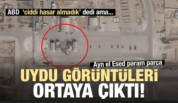 İran Vurduğu ABD Üssünün Görüntülerini Yayınladı