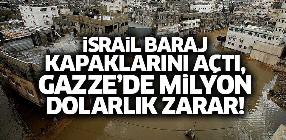 Gazze Sular Altında Kaldı