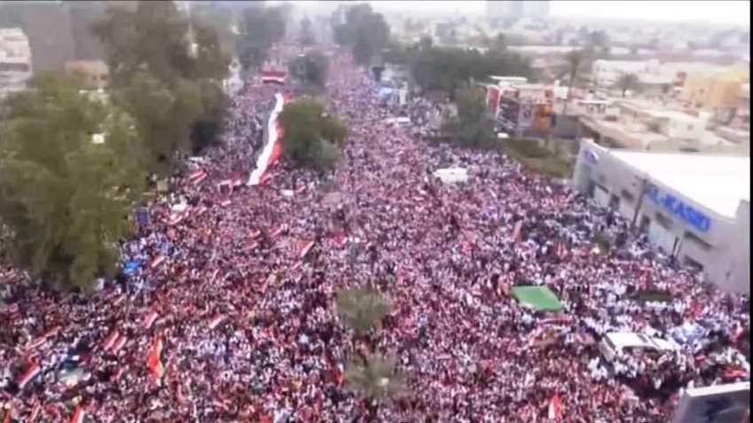 Irak'ta Milyonlar Esti Gürledi: ABD Defol!