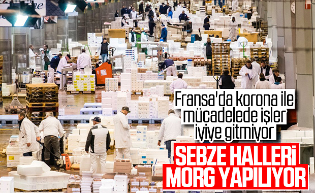 Fransa'da Sebze Hali Morg Yapıldı