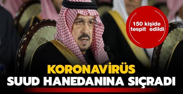 Koronavirüs  Suud Hanedanlığına Sıçradı