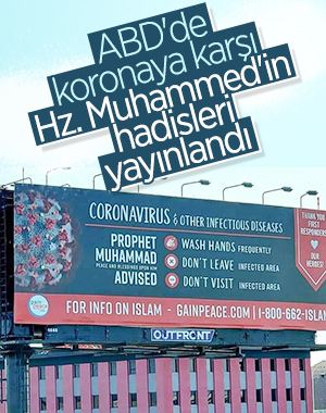 ABD Peygamberimizin Hadisleri Reklam Panolarında Yayınladı