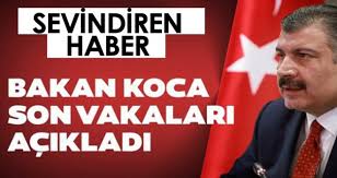 Türkiye'de  Son Açıklanan  Can Kaybı Ve Vaka Sayısı