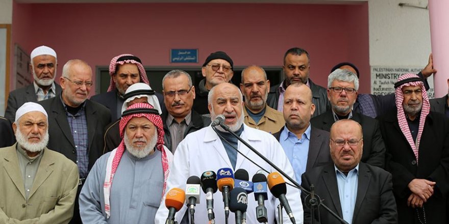 Filistinli  Alimlerden Gösteri