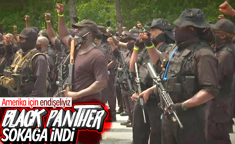 ABD'de  Black Panther Sokağa İndi