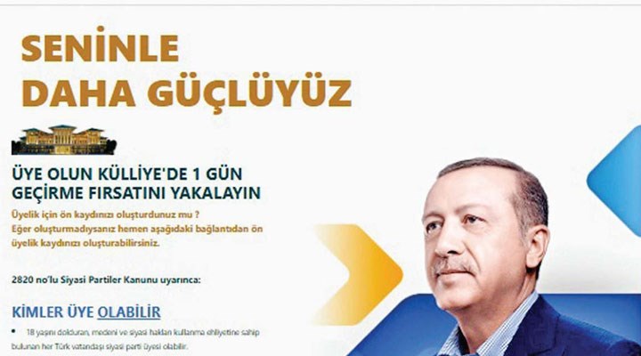 AK Parti'den Üyelik Kampanyası