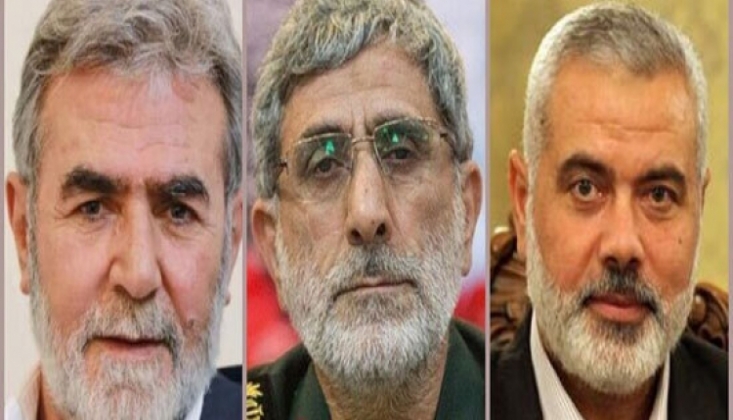 Devrim Muhafızları Komutanı İslami Cihad ve Hamas Liderleri İle Görüştü