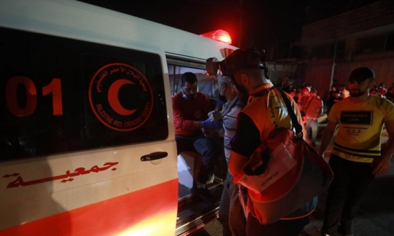 Filistin Kızılayına Saldırı