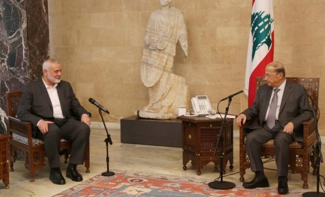 Haniye Lübnan'da Ziyaretlerini Sürdürüyor