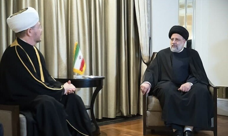 Reisi, Rusya Müslümanları Konseyi Başkanı ile Görüştü