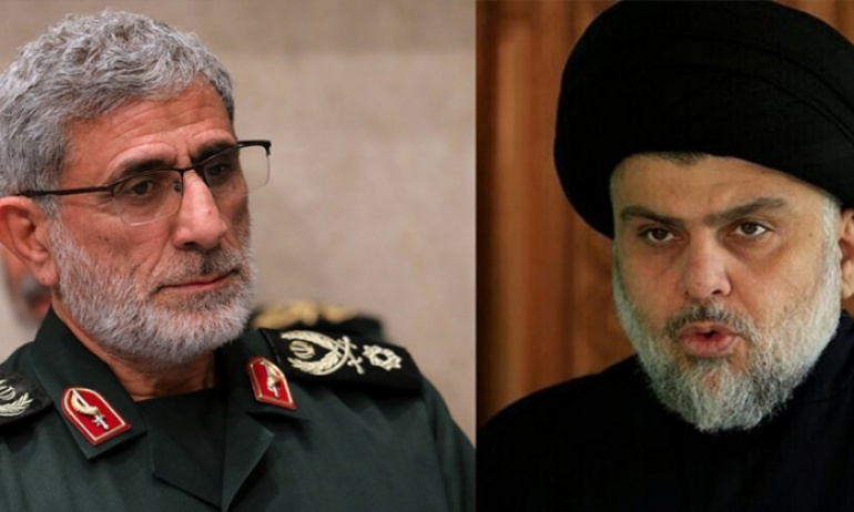 İsmail Kaani Irak'ta Sadr ile Görüştü